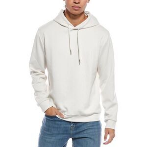 Truth Mens  White Drawstring Scuba Hoodie, White
